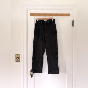 Everlane black straight leg crop pants size 0